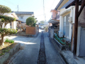 前面道路は軽自動車での通行がおすすめです！ 