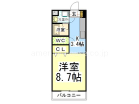 ゆったり暮せる１Ｋタイプのお部屋です！