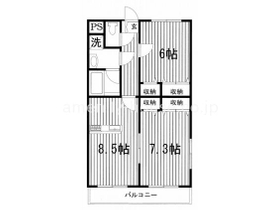 人気の２ＬＤＫタイプのお部屋です！