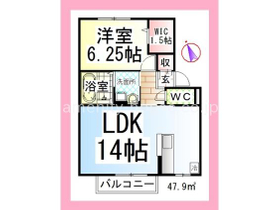 人気の１ＬＤＫタイプのお部屋です！