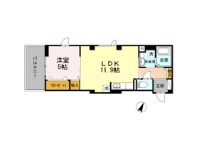 人気の１ＬＤＫタイプのお部屋です！