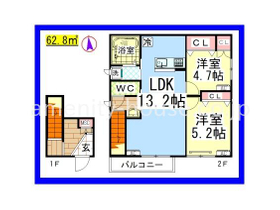 ワンフロアー1世帯の快適な配置。
