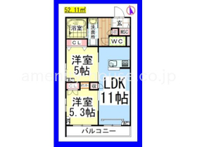 角部屋につき2面採光とれます。