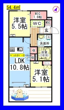 NICO　HOUSE　中央林間西5丁目メゾン