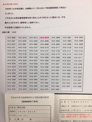 合格発表