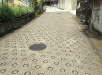 ドーナツ状の凹