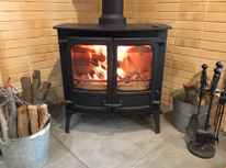 暖炉のある家！