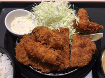 カキフライ増量！