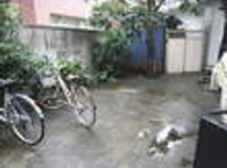 バイク駐輪可　1DK物件