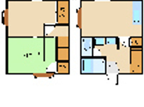賃貸ブログ　50㎡を超える2ＬＤＫテラスハウス