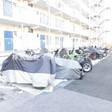 敷地内バイク置場 