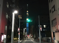 夜のスカイツリー