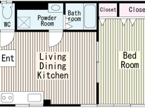 ≪入居者募集≫清澄白河駅徒歩2分 東南角部屋 1LDK 月額 9万円！