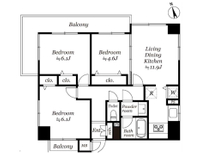 ★おすすめ物件★　『プラタスステージ門前仲町』　窓の外に見える緑と内装デザインが映えるリノベーション済み3LDK。ご成約となりました。　