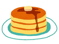 パンケーキ目当てで