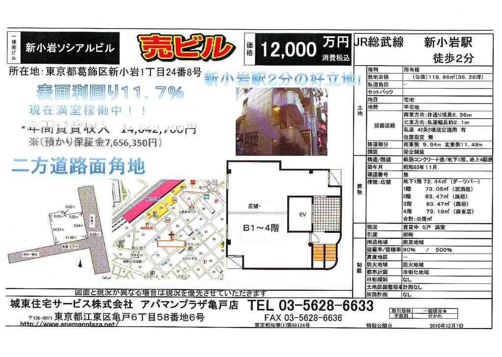 新小岩　売物件