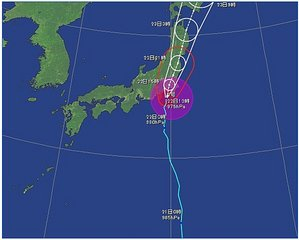 台風９号