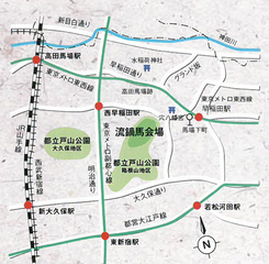 高田馬場流鏑馬会場