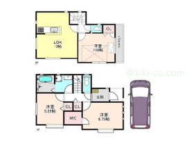 小屋裏収納は約３帖あります