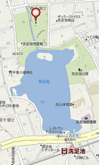 洗足池公園　ＭＡＰ