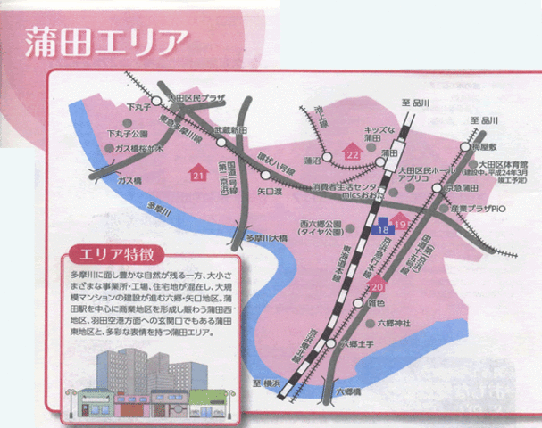蒲田エリア