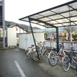 自転車置き場＆専用ゴミステーション。 