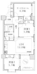 ライオンズマンション渋谷第２　９階　間取図