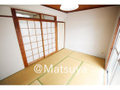 和室６帖。エアコン付。  