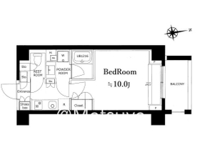 308号室は反転タイプのお部屋です