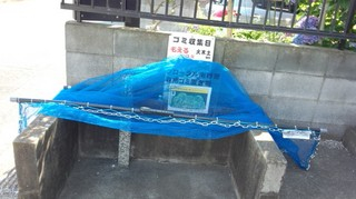 カラス対策ゴミ置き場用ネット　画像
