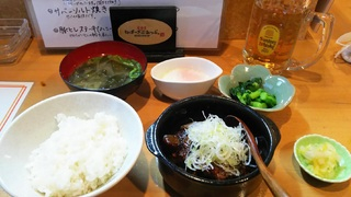 飯田橋にあるジョシプロレスラー元気美佐恵さんのお店「居酒屋ねばーぎぶあっぷ」のランチ写真