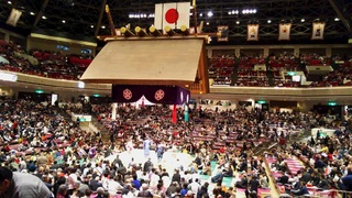 (株)松屋撮影：両国国技館升席からの写真
