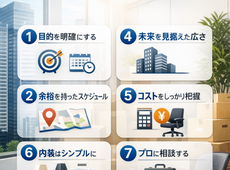 オフィス移転のコツ｜失敗しないために押さえるべき7つのポイント