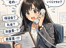 【大焦り】テナント契約初期費用【電話対応】