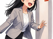 【ご来店ご来社】笑顔でぶつかる女【大歓迎】