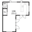 LDK23.1帖。キッチン付き。アトリエ・ゲストハウスとして活用可。 