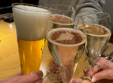 忘年会を兼ねたスタッフ食事会☆