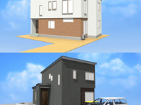 八戸市内で新築が始まりました。