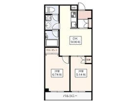 振り分けタイプでご生活しやすい間取りですよ♪