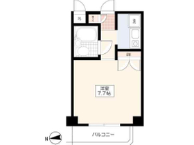 ワンルームのお部屋です。