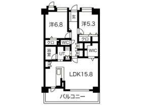 ファーネスト茶山駅前　間取り