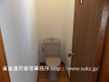 ２階のトイレです。暖房便座付です。クロスと床は張替済です。  