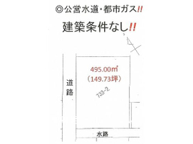 土地の地形図です。