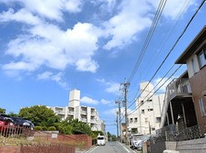 美しが丘5丁目の散歩道！　空が広い＾＾