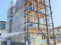 新石川1丁目の木造新築、一戸建ての工事がどんどん進んでます＾＾