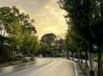 あざみ野からすすき野　雨上がりの夕景　愛車との別れ