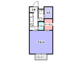 1階はバルコニーなし